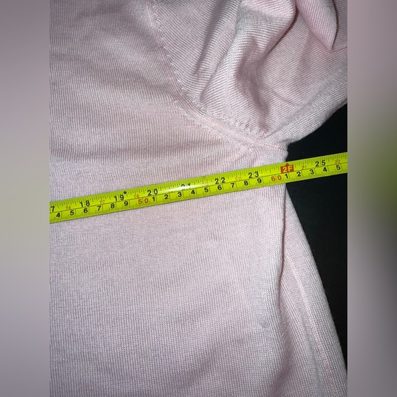 Banana Republic Women’s Pink 100% Merino Wool Light Sweater Top Size XXL NWT - Picture 9 of 10